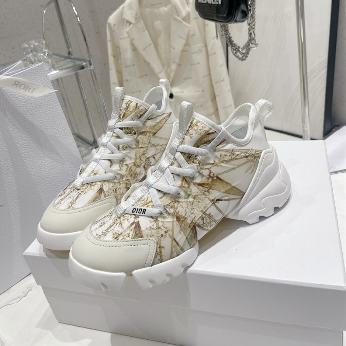 D*or d-connect sneaker multicolor technical fabric with rêve d''infini print