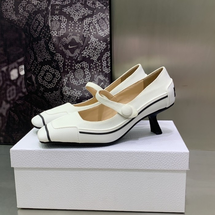 D*or d-motion pump white technical fabric and white rubber