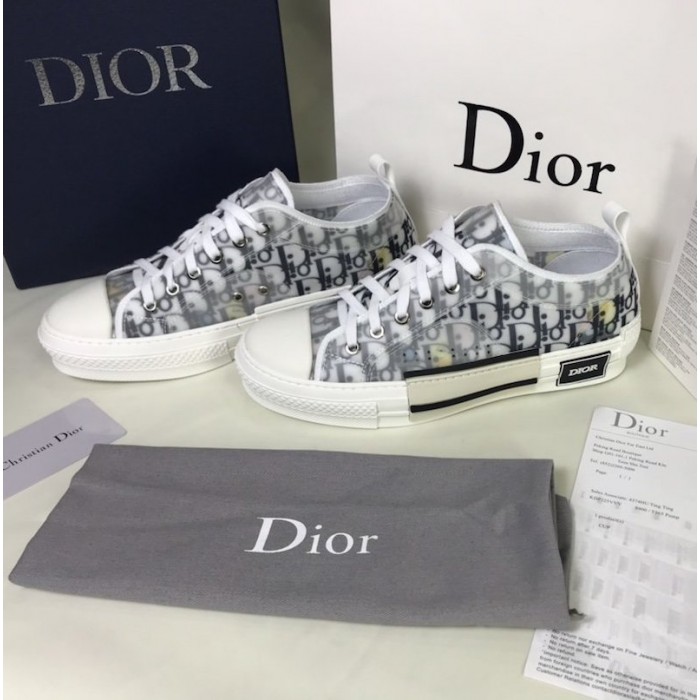 D*or b23 low logo oblique foxton print