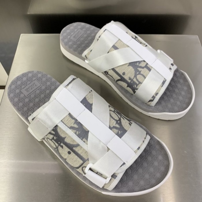 D*or alpha sandal D*or oblique jacquard white