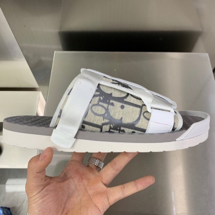 D*or alpha sandal D*or oblique jacquard white