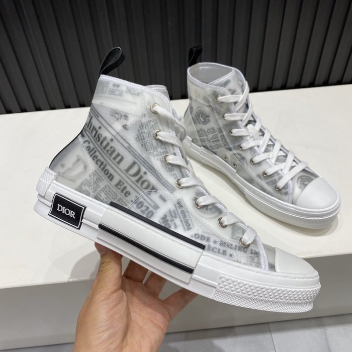 D*or b23 high top logo oblique with daniel arsham motif