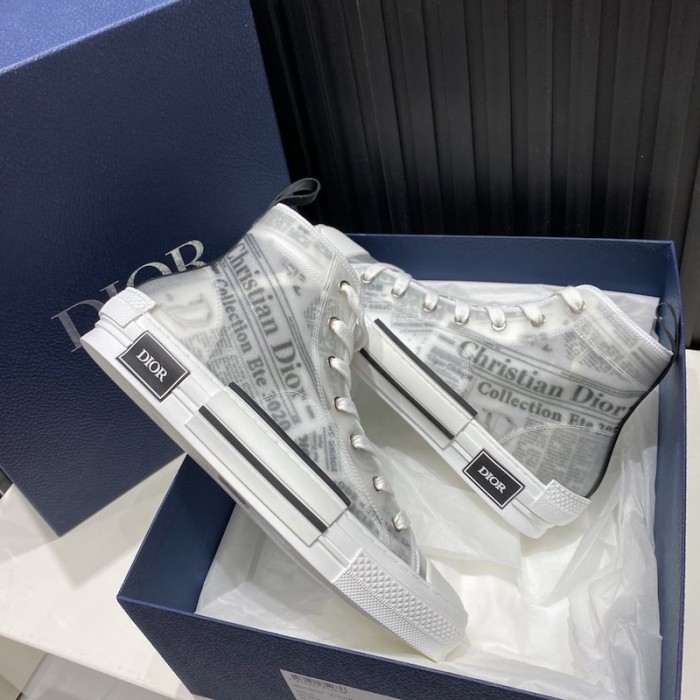 D*or b23 high top logo oblique with daniel arsham motif