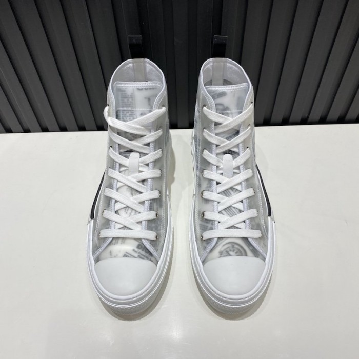 D*or b23 high top logo oblique with daniel arsham motif