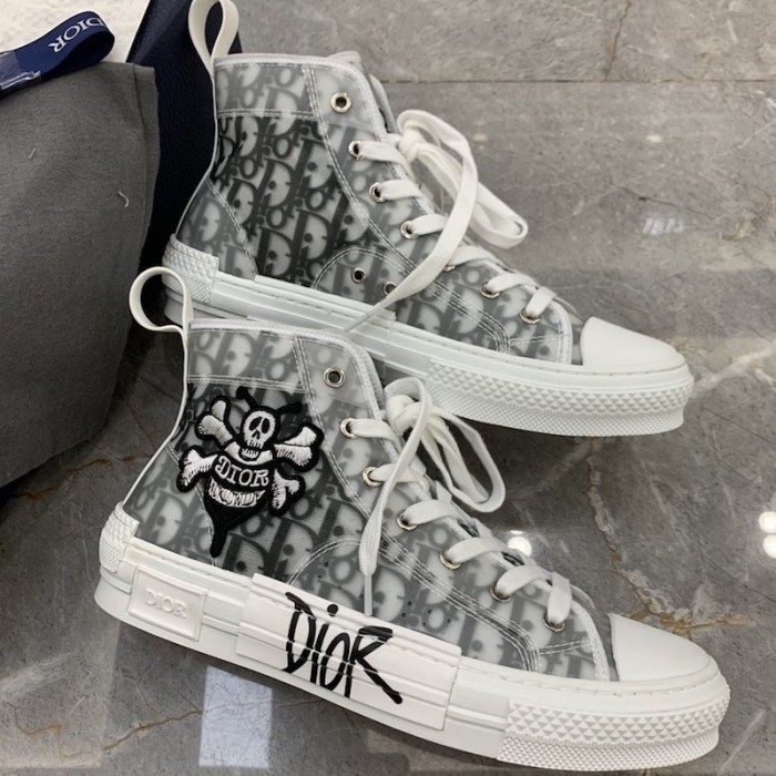 D*or b23 high top logo oblique with bee embroidery patch