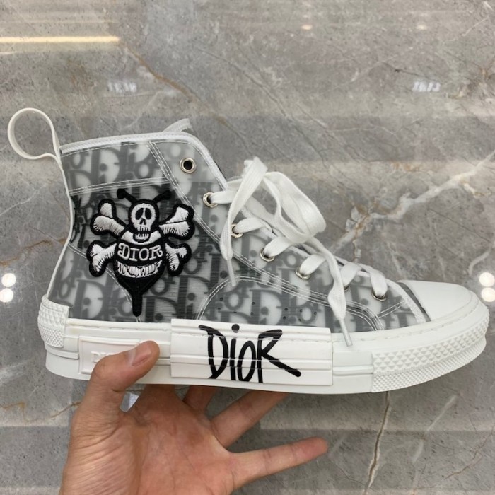 D*or b23 high top logo oblique with bee embroidery patch