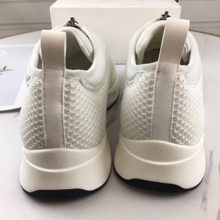 D*or b25 low top sneakers in white keni & neoprene