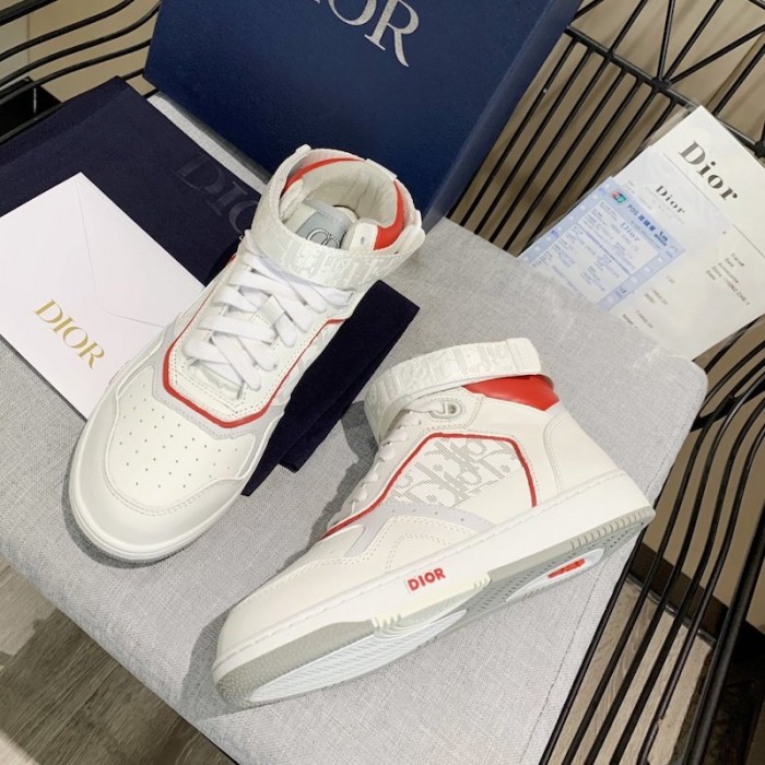 D*or b27 high top D*or oblique white / red