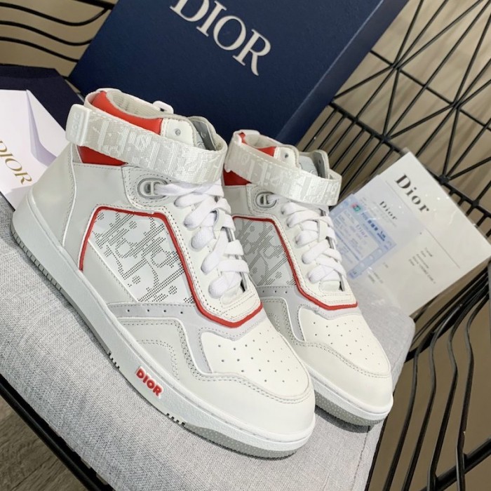 D*or b27 high top D*or oblique white / red