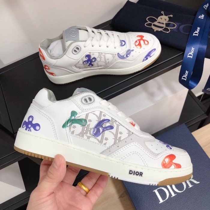 D*or b27 low top oblique galaxy graffiti white