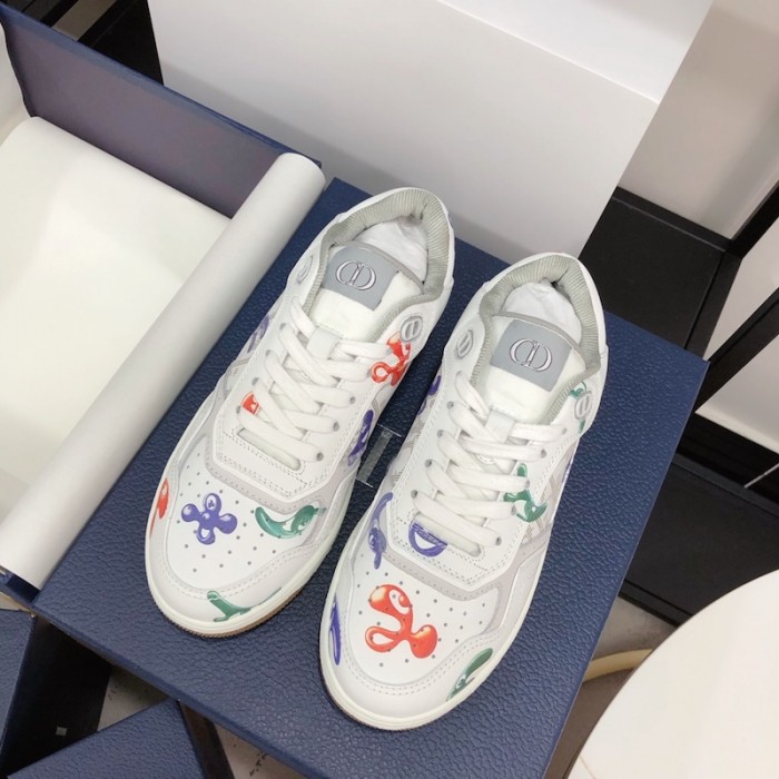 D*or b27 low top oblique galaxy graffiti white