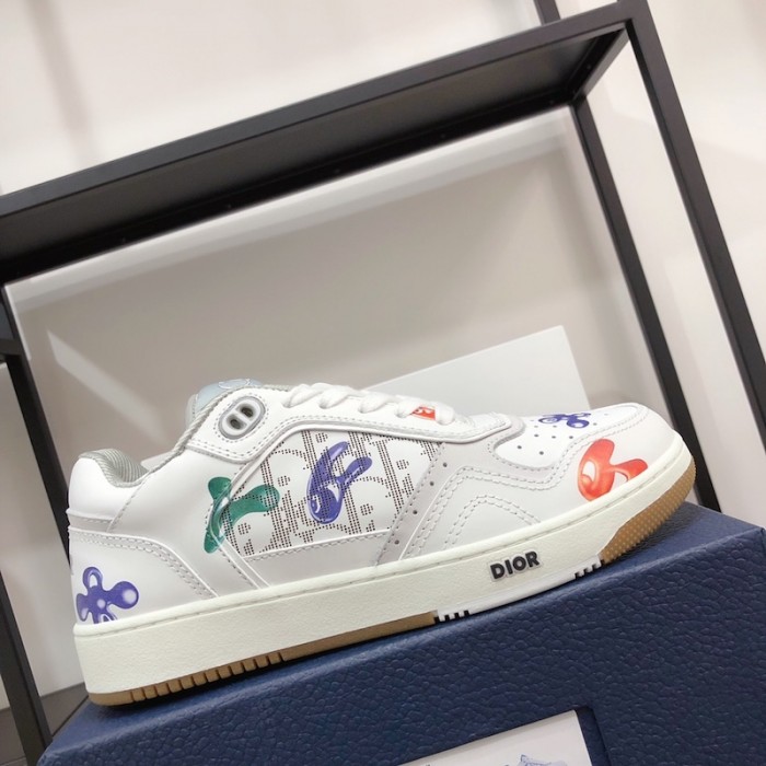 D*or b27 low top oblique galaxy graffiti white