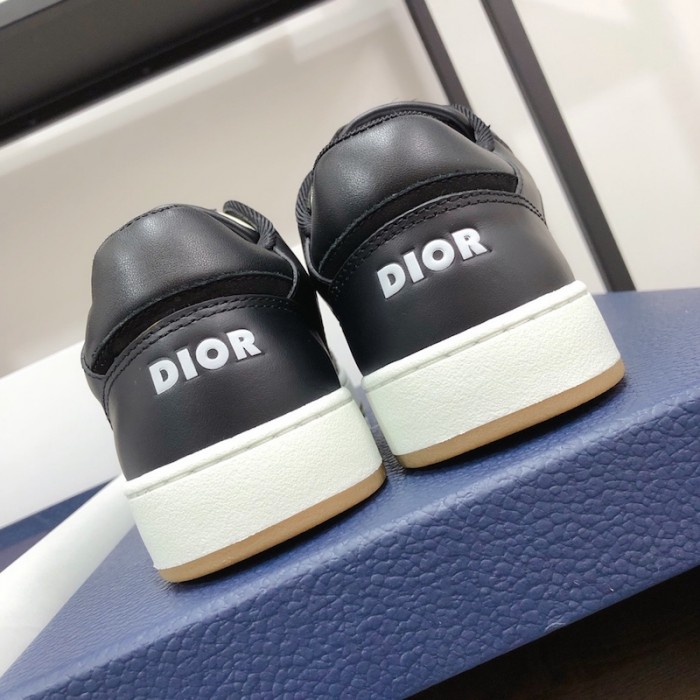 D*or b27 low top D*or oblique sneaker black