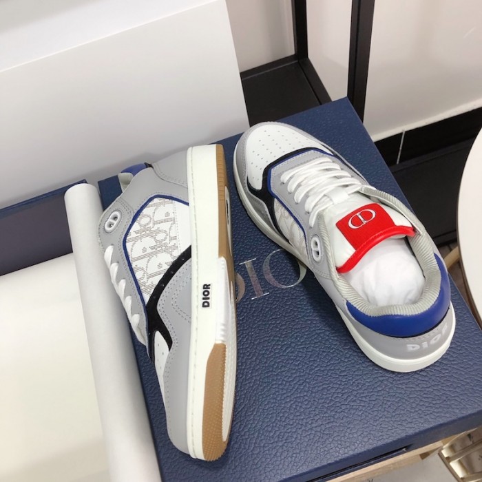 D*or b27 low top D*or oblique sneaker grey / blue