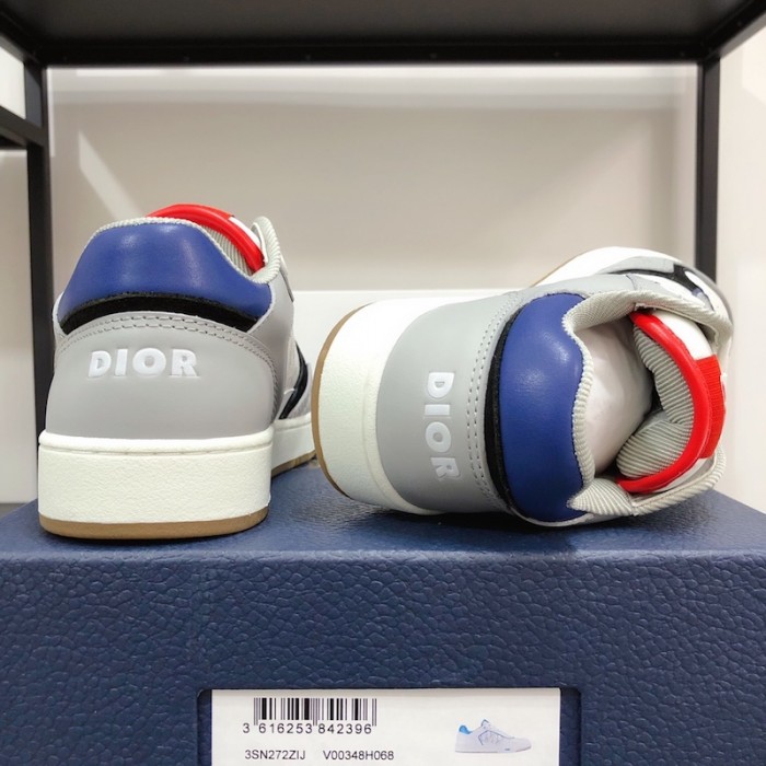D*or b27 low top D*or oblique sneaker grey / blue