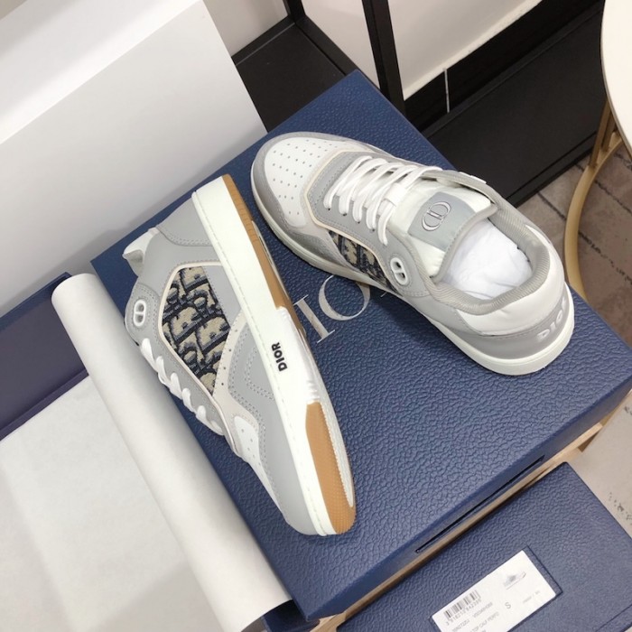 D*or b27 low top D*or oblique sneaker grey
