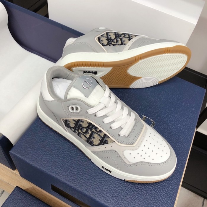 D*or b27 low top D*or oblique sneaker grey