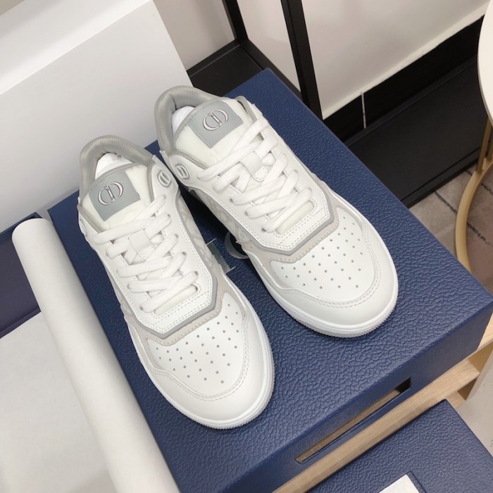 D*or b27 low top D*or oblique sneaker white