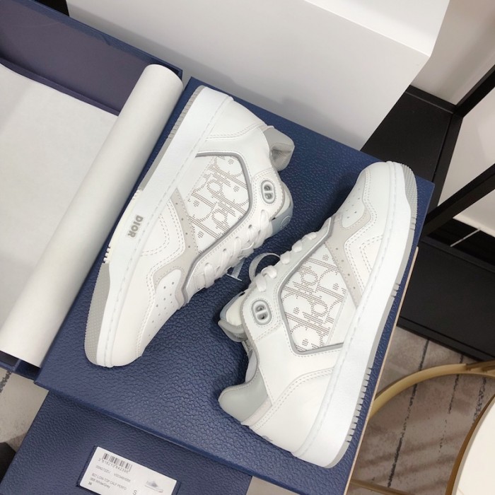 D*or b27 low top D*or oblique sneaker white