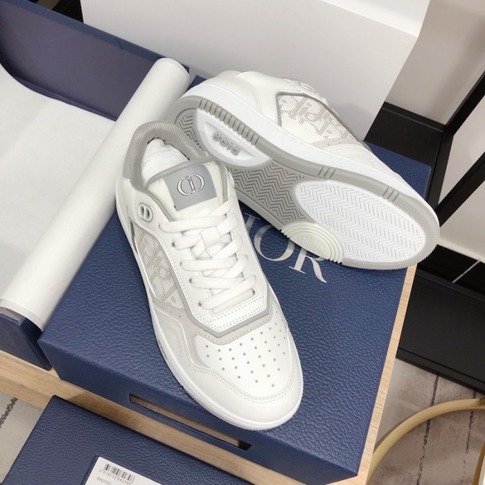 D*or b27 low top D*or oblique sneaker white
