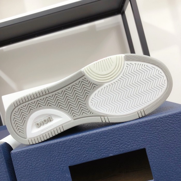 D*or b27 low top D*or oblique sneaker white
