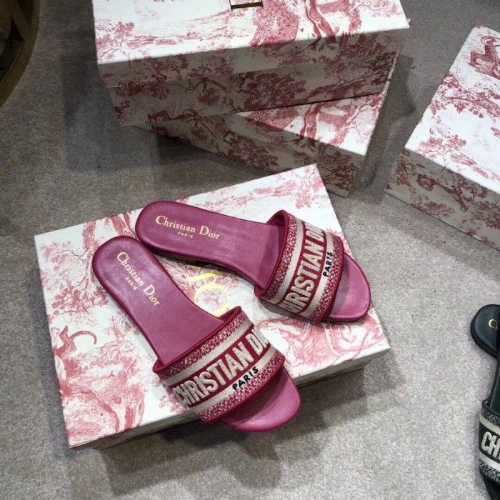 D*or dway slide embroidered cotton rose