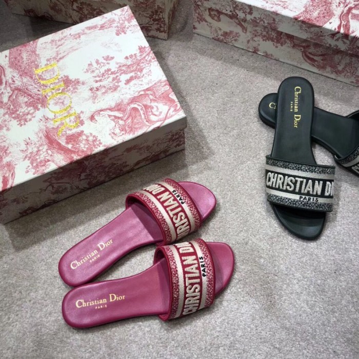 D*or dway slide embroidered cotton rose