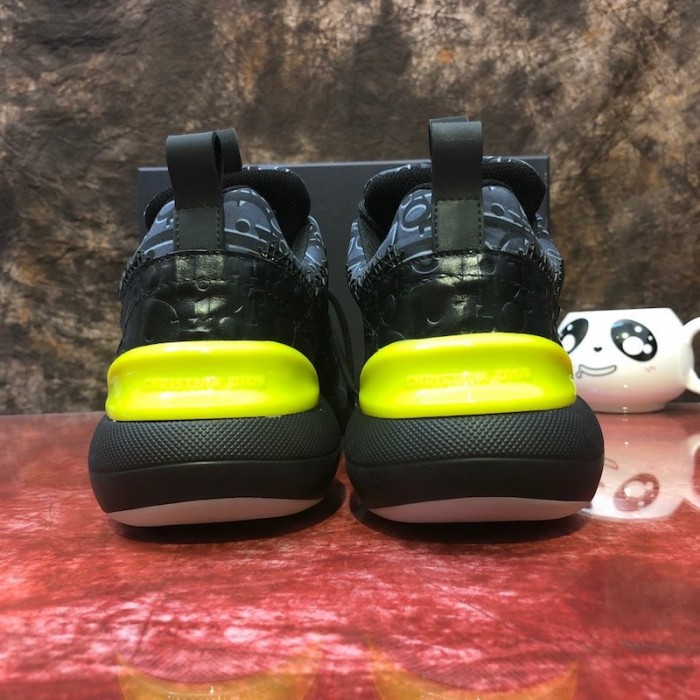 D*or oblique b24 sneaker with cannage motif black