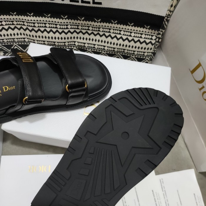D*or D*oract slide black lambskin