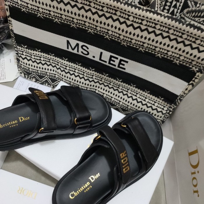 D*or D*oract slide black lambskin