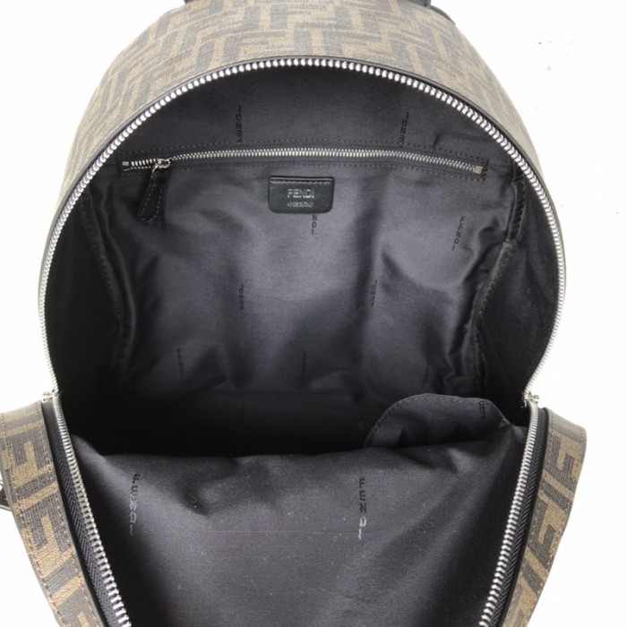 F**di ff backpack in black nylon