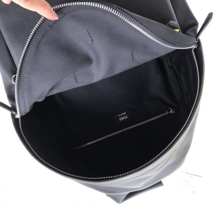 F**di monster backpack in black nylon
