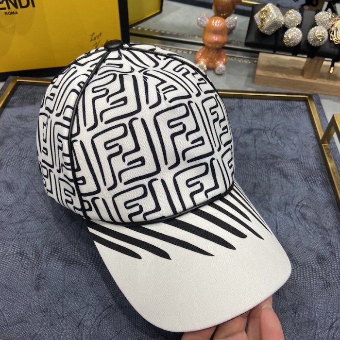 F**di california sky white lycra baseball hat