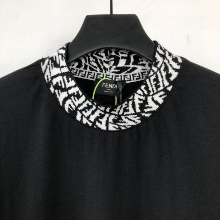 F**di fendace black jersey t-shirt