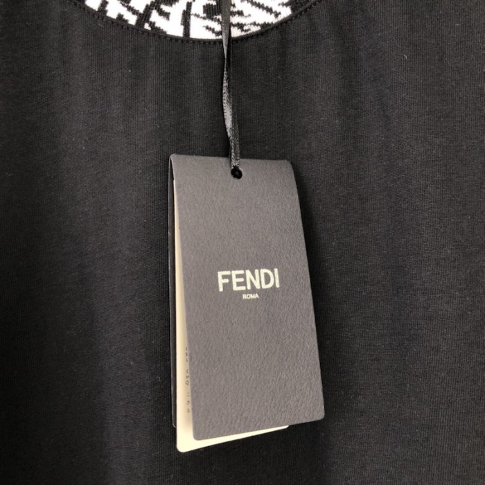 F**di fendace black jersey t-shirt