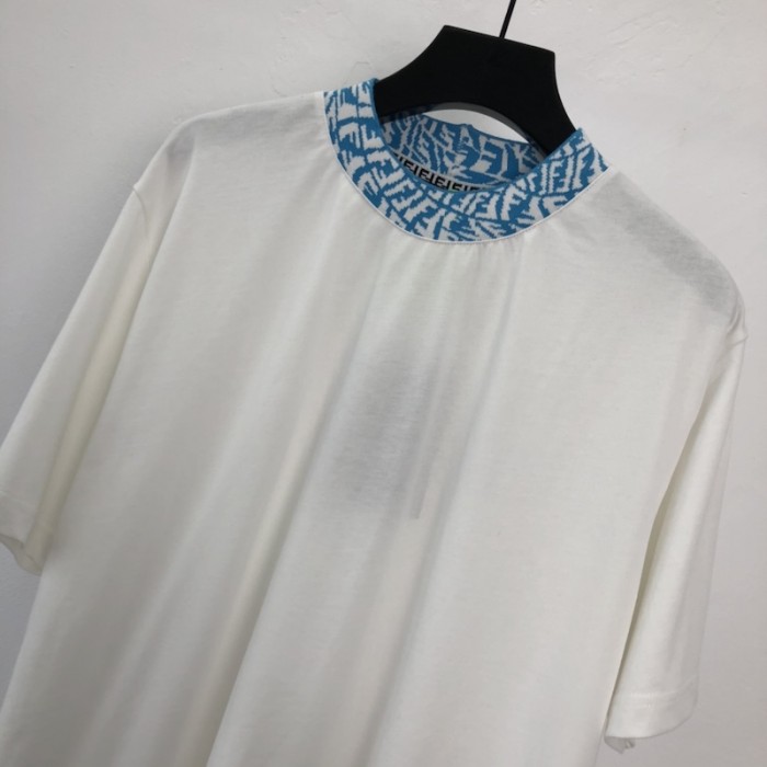 F**di fendace white jersey t-shirt