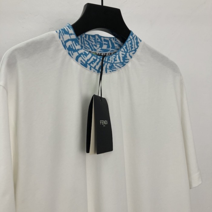F**di fendace white jersey t-shirt