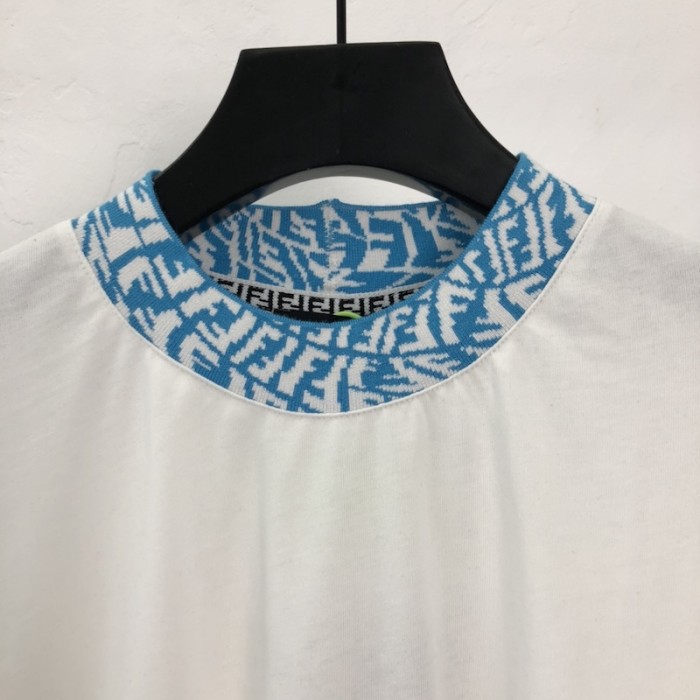 F**di fendace white jersey t-shirt