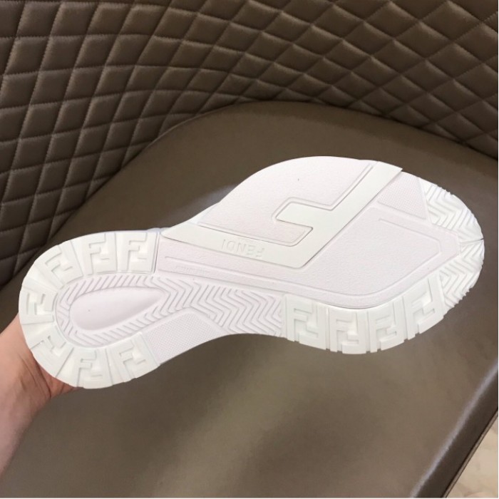 F**di flow nylon low tops sneaker white