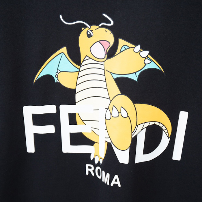 F**di x frgmt x pokemon t-shirt black