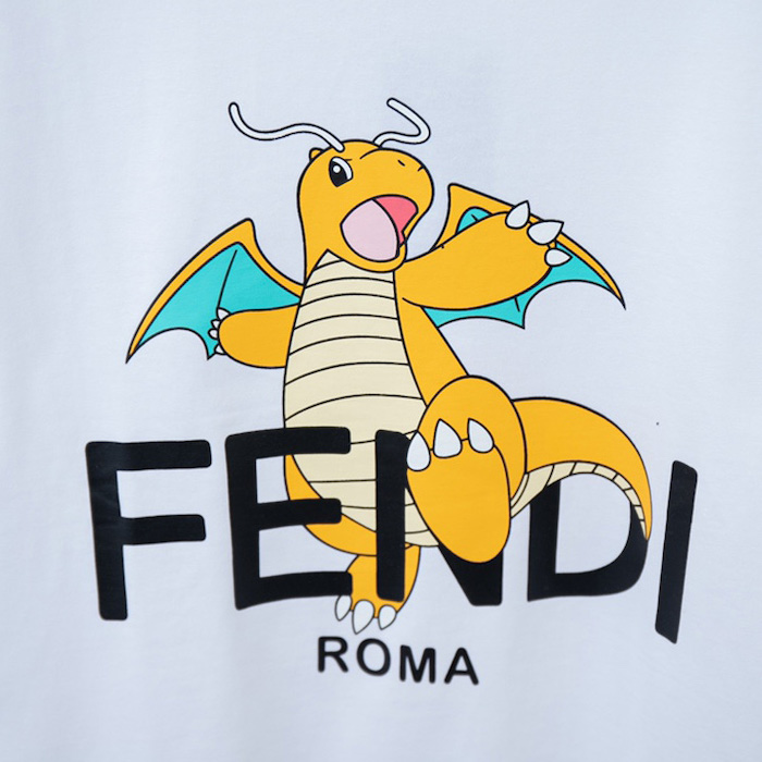 F**di x frgmt x pokemon t-shirt white