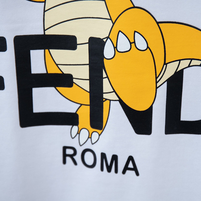F**di x frgmt x pokemon t-shirt white