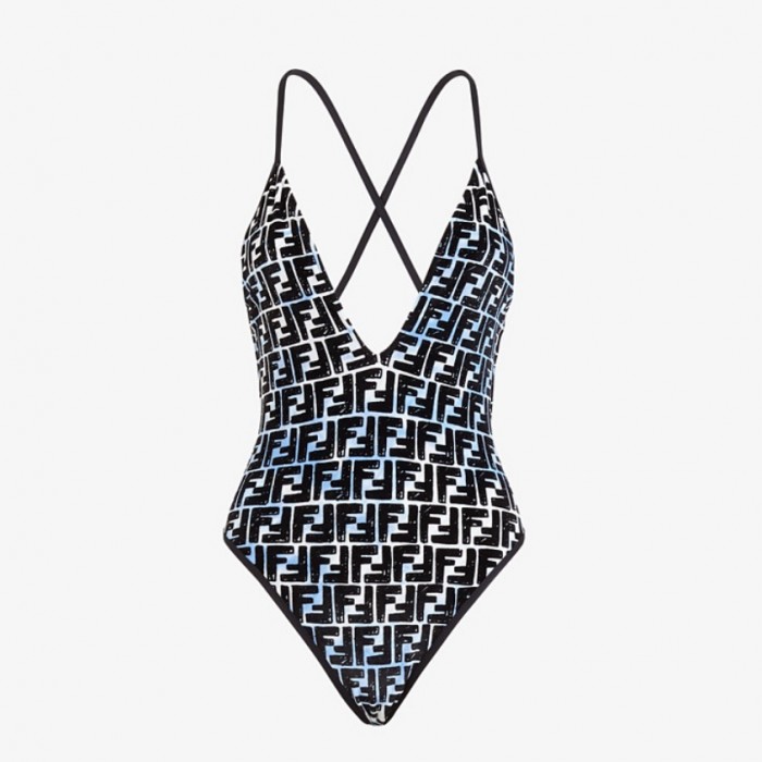 F**di roma joshua vides reversible one-piece swimsuit