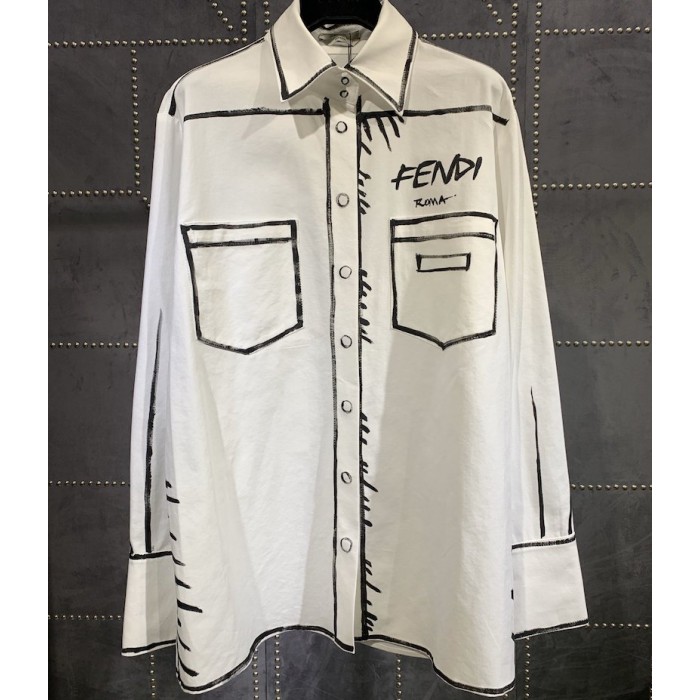 F**di roma joshua vides cotton shirt