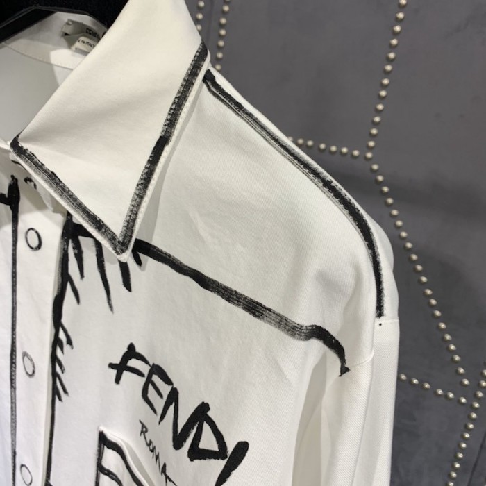 F**di roma joshua vides cotton shirt