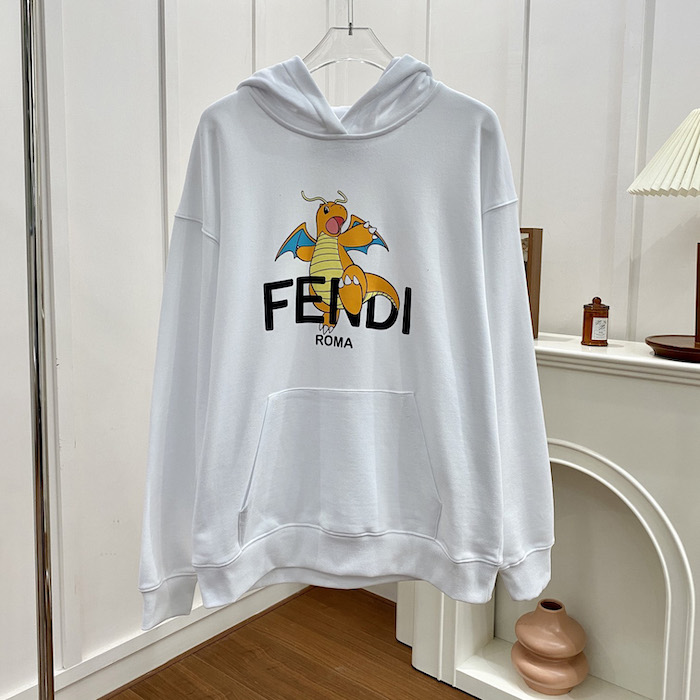 F**di x frgmt x pokemon sweatshirt white