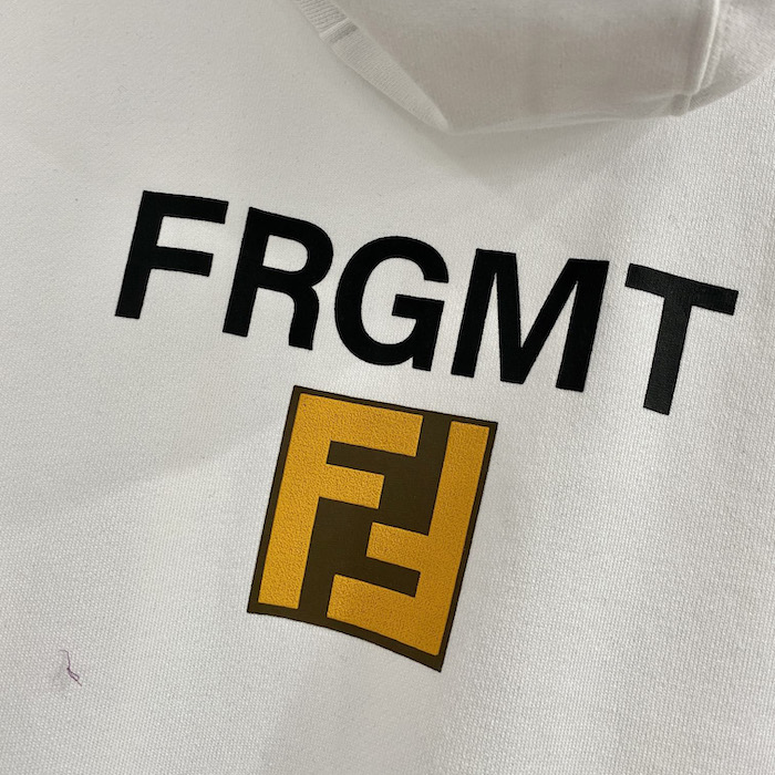 F**di x frgmt x pokemon sweatshirt white