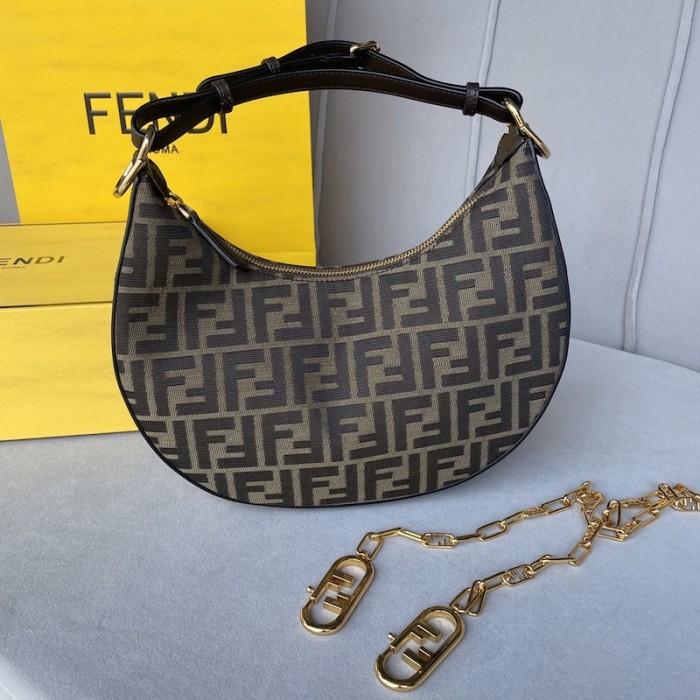 F**di F**digraphy small ff canvas bag