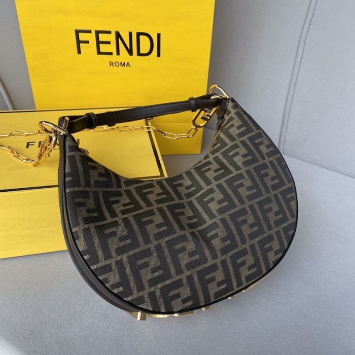 F**di F**digraphy small ff canvas bag