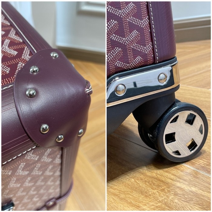 Go yard Bourget PM Trolley Case Burgundy